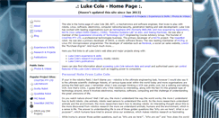 Desktop Screenshot of lukecole.name
