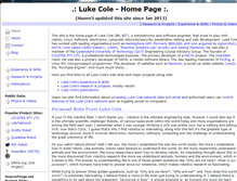 Tablet Screenshot of lukecole.name